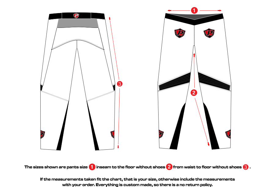 Size Chart Trackpant – PRORIDERS